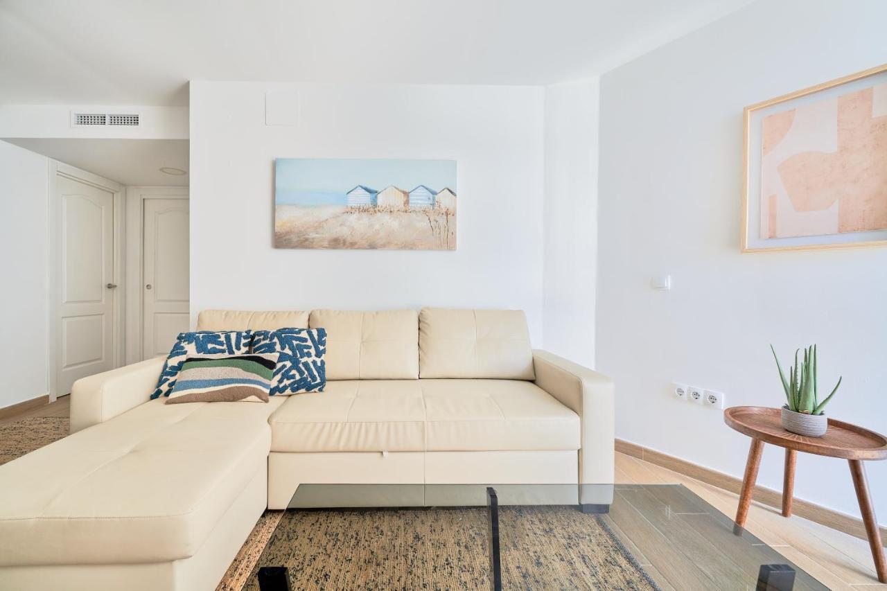 Apartamento En Primera Linea De Playa En La Malagueta 马拉加 外观 照片