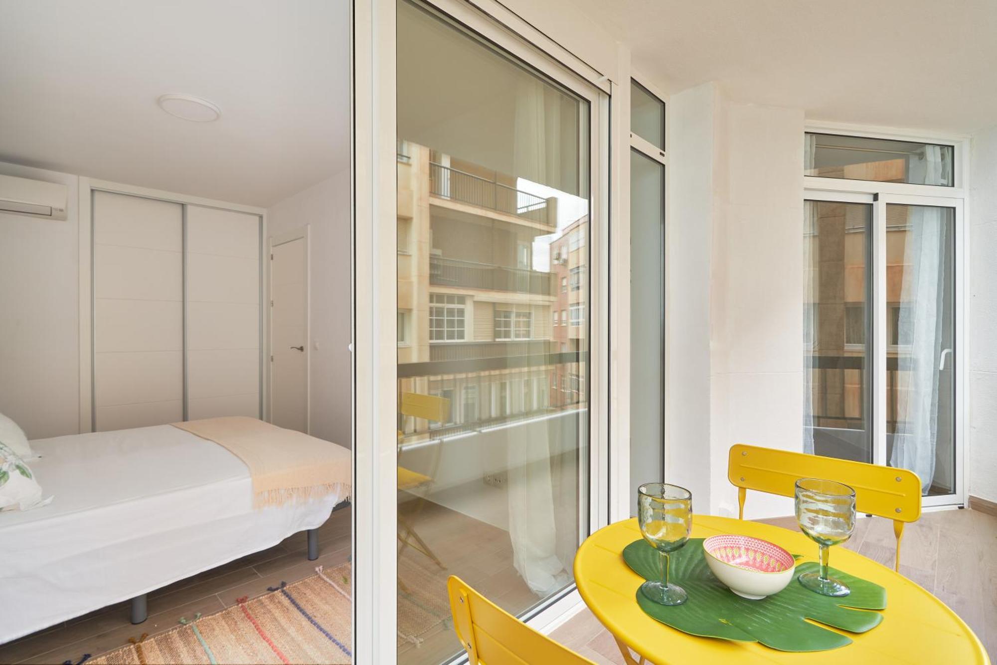 Apartamento En Primera Linea De Playa En La Malagueta 马拉加 外观 照片